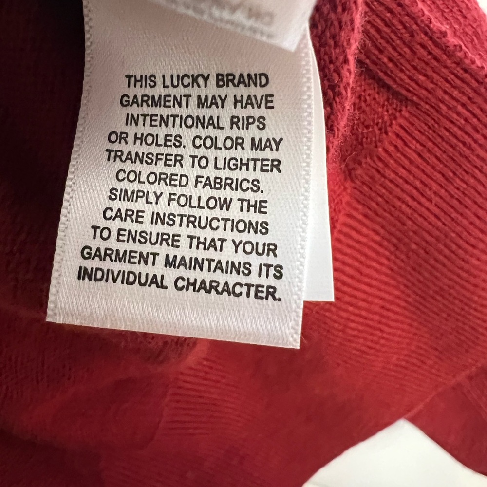 Lucky brand, Cotton cashmere blend V-neck sweater size M‎ - Picture 3 of 8
